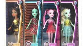 Monster High Ripoffs Four Copies Fake Dolls and Knock Offs [upl. by Aicrag980]