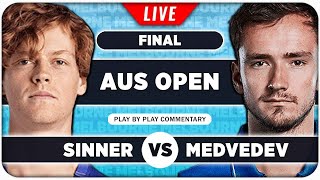 SINNER vs MEDVEDEV • Australian Open 2024 Final • LIVE Tennis PlaybyPlay Stream [upl. by Modesta]