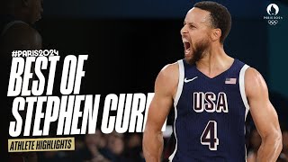 ALL of Steph Currys 3pointers at Paris2024  Athlete Highlights [upl. by Aisatana]