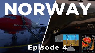 Norway Episode 4  Florø to Ålesund  iFly 737 MAX 8 [upl. by Allerie]