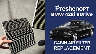 How to replace a cabin air filter for BMW 428i xDrive 20142016 [upl. by Wise]