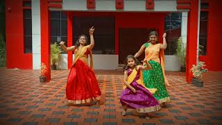 Kaatru Veliyidai  Saarattu Vandiyila Dance cover by Nethika  Geethika and Nandana [upl. by Kursh21]