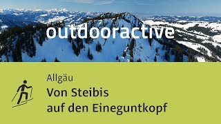 Skitour im Allgäu Von Steibis auf den Eineguntkopf [upl. by Boucher]