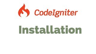 Codeigniter Tutorial 1 Installation Server [upl. by Atikihs514]