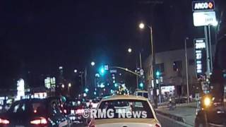 Dash cam footage of a meteor burning up in the atmosphere above California [upl. by Aggi957]