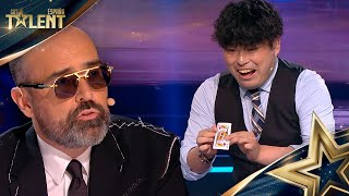 Mago con nivel de manipulación DIOS se lleva el PASE DE ORO  Semifinal 02  Got Talent España 2024 [upl. by Reinertson]