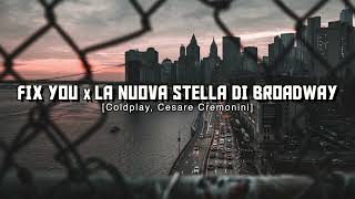 Fix You X La Nuova Stella di Broadway Coldplay Cesare Cremonini Replica Mashup  TIKTOK [upl. by Nyllewell444]