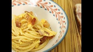 Spaghettoni alla Carbonara  Ricetta Veloce [upl. by Schlenger195]