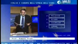 12 Lezione di Romano Prodi del 1998 quotLetà delleuroquot [upl. by Oirasor153]