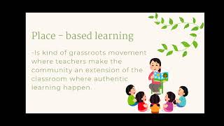 LESSON 2 ECOLITERACY AND PLACEBASED LEARNING [upl. by Madlen]