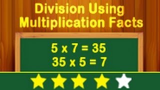 Learn Multiplication and Division  Division Using Multiplication Facts [upl. by Nnyliram725]