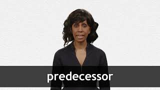 How to pronounce PREDECESSOR in American English [upl. by Zacharia]