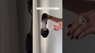 Shoeclips ✨👠🎀heels footwear fashion trending shorts aesthetic bow cute diy meesho viral [upl. by Assehc125]