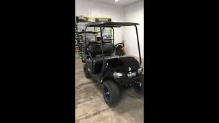 2019 EZGO Valor Gas Golf Cart Black [upl. by Euqinehs384]