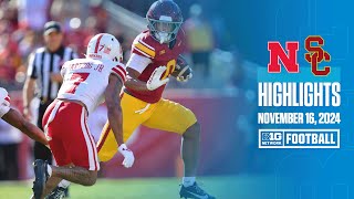 Nebraska at USC  Highlights  Big Ten Football  11162024 [upl. by Meit]