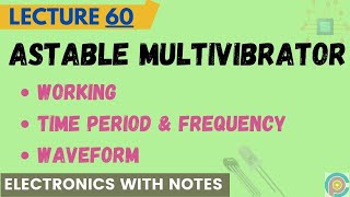 Astable multivibrator  Working of astable multivibrator  timeperiod of astable multivibrator [upl. by Mohamed]