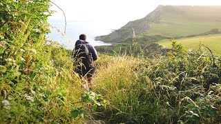 Wild Camping The South West Coast Path Chapmans Pool Dorset UK [upl. by Shenan613]