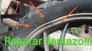 Como reparar llantazo GRATIS Yamaha RD 80 03 [upl. by Cybill112]