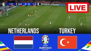 🔴 LIVE  Netherlands vs Turkey  UEFA Euro 2024 Quarterfinals  Full Match Streaming [upl. by Reyna116]