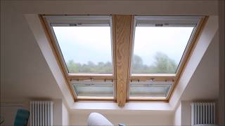 VELUX Cabrio Balcony Blackout Blinds in Loft Conversion [upl. by Yttap]