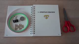 Circuit Sticker Sketchbook  Chapter 1 Simple Circuit [upl. by Idoj733]