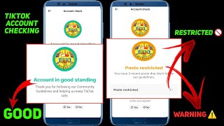 Posts Restricted TikTok Account Checking Wearing Problem Solution [upl. by Vanthe]