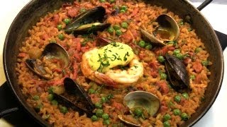 Seafood Paella Recipe [upl. by Koehler]