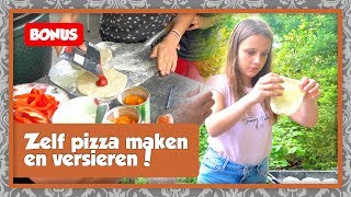 HOE MAAK JE ZELF SUPERLEKKERE PIZZA  De Nagelkerkjes 159 [upl. by Marlo]