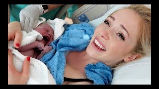 BEAUTIFUL HOSPITAL LIVE BIRTH VLOG INDUCTION  Janna and Braden Family Baby Girl Birth Story [upl. by Brocklin]