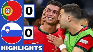 🔴Portugal vs Slovenia 00 Extended HIGHLIGHTS  EURO 2024 Round Of 16 [upl. by Heeley153]