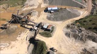 Drone Footage Of Northstone Materials Quarry amp Ballybriest Cairn  Phantom 3 Advanced [upl. by Nicolau]