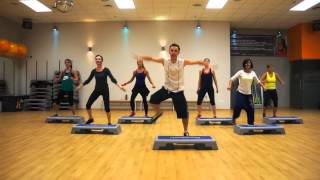 ZUMBA STEP from ZUMBA MEGA MIX 43  Break Free  WARM UP [upl. by Jowett806]