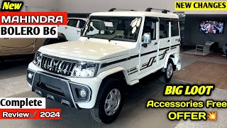 Mahindra Bolero B6 2024 New Model Price New Features Mileage And Detailed Review Offers [upl. by Pleasant205]