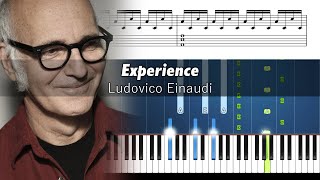 Ludovico Einaudi  Experience  Piano Tutorial with Sheet Music [upl. by Roxane]