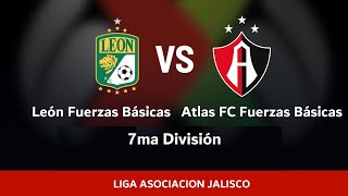 Liga Asociación  A24  J6  7ma Div  Atlas FC Fuerzas Básicas 1 vs 1 Club León Fuerzas Básicas [upl. by Amitie]