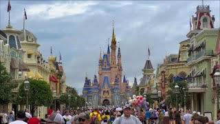 Magic Kingdom 4th of July 2021 Crowds  Filmed in 4K  Walt Disney World Orlando Florida July 2021 [upl. by Nosned331]