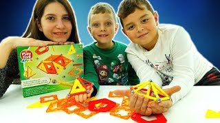 Costruzioni Con Le Calamite Playtive  Giochi Creativi Per Bambini e Ragazzi [upl. by Acined11]