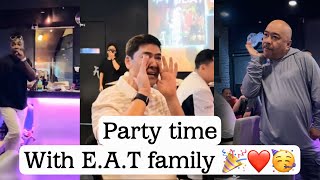 Party time with EAT family ❤️🍾🎉🥳 [upl. by Idurt]