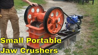 Small Portable Jaw Crusher For Mining Concrete Recycling Rock Crushing MBMM [upl. by Lolande815]