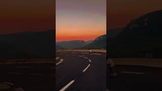 Jai acheté un skate 🛹🌅❤️ skateboarding downhill sunset mountain hervemusique [upl. by Erdnaed820]