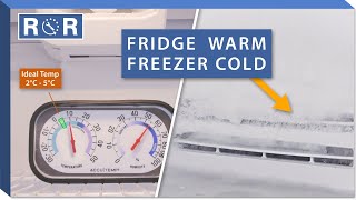 Fridge Warm but Freezer Cold Troubleshooting Guide  Repair amp Replace [upl. by Skilken177]