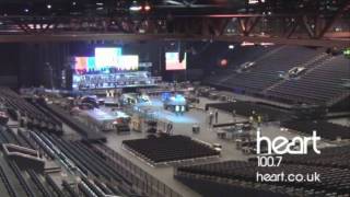 XFactor Live timelapse stage build at LG Arena Birmingham [upl. by Ecirpac18]