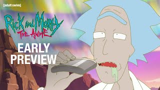 Rick and Morty The Anime  EARLY LOOK  adult swim [upl. by Noinatrad]