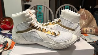 Jordan Burroughs wrestling shoes review Jb Alpha [upl. by Burgess]