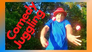 Learn 21 Comedy Juggling tricks  HOW  TO get laughs and juggle [upl. by Arimahs70]