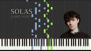 Solas  Jamie Duffy  Synthesia Piano Tutorial [upl. by Earlie761]