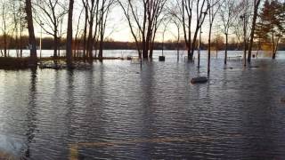 More flooding footage from The West Island  Inondations Montreal [upl. by Yerg708]