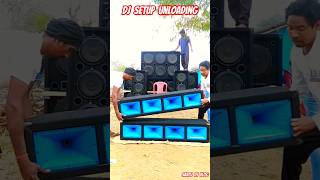 dj setup unloading 🔥💯 saroj dj vlog dj wala dj gana dj song dj gadidj dj djtiktok djsetup [upl. by Serles468]