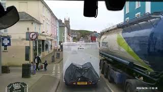 Trucking along the Welsh coast A487 [upl. by Rudolfo]