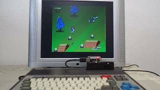 Enduro Racer running on an MSX computer equiped with the Sega Master System VDP [upl. by Mellisa]